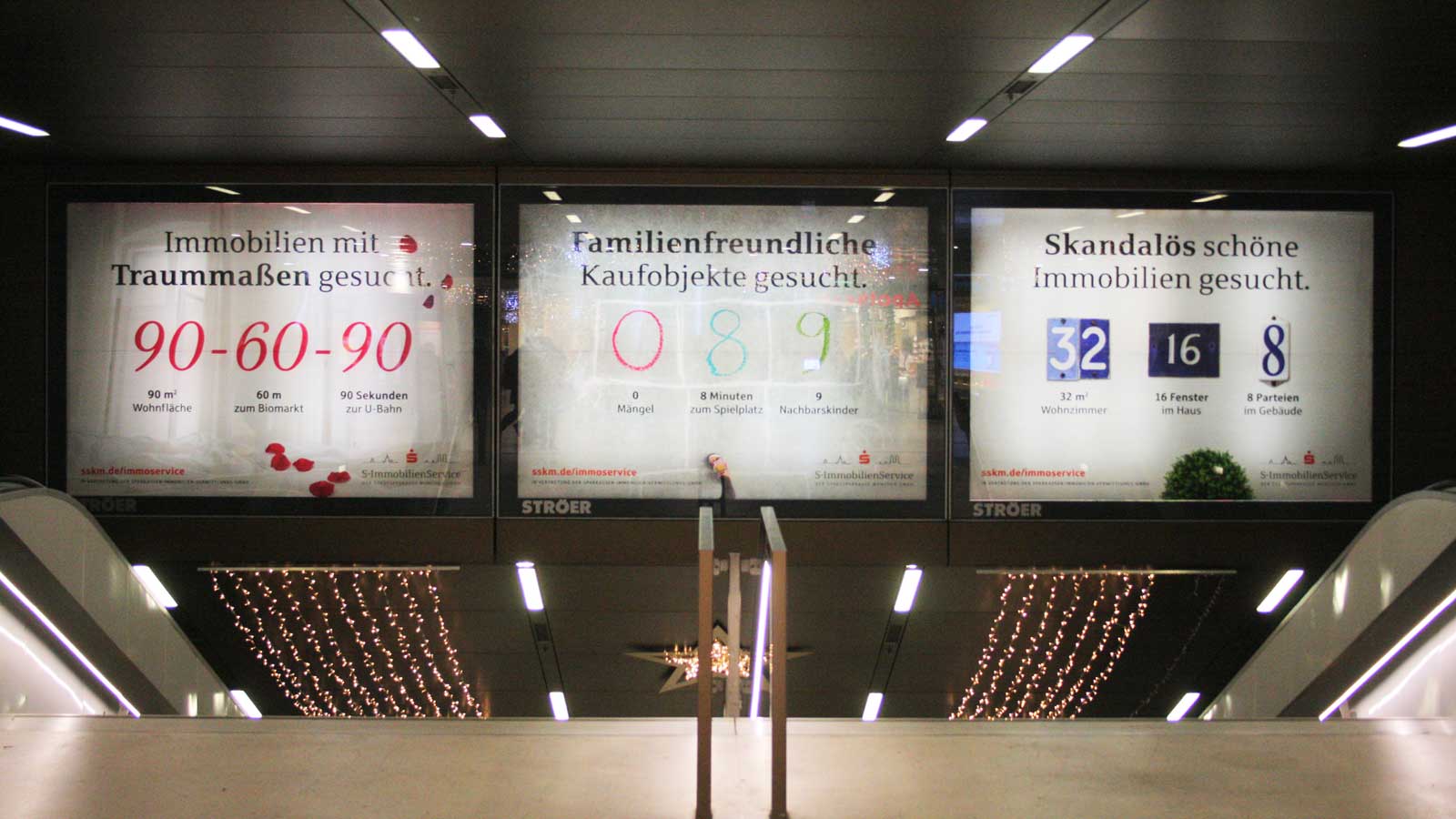 Imagekampagne S-Immobilienservice Karlsplatz Stachus Megalite