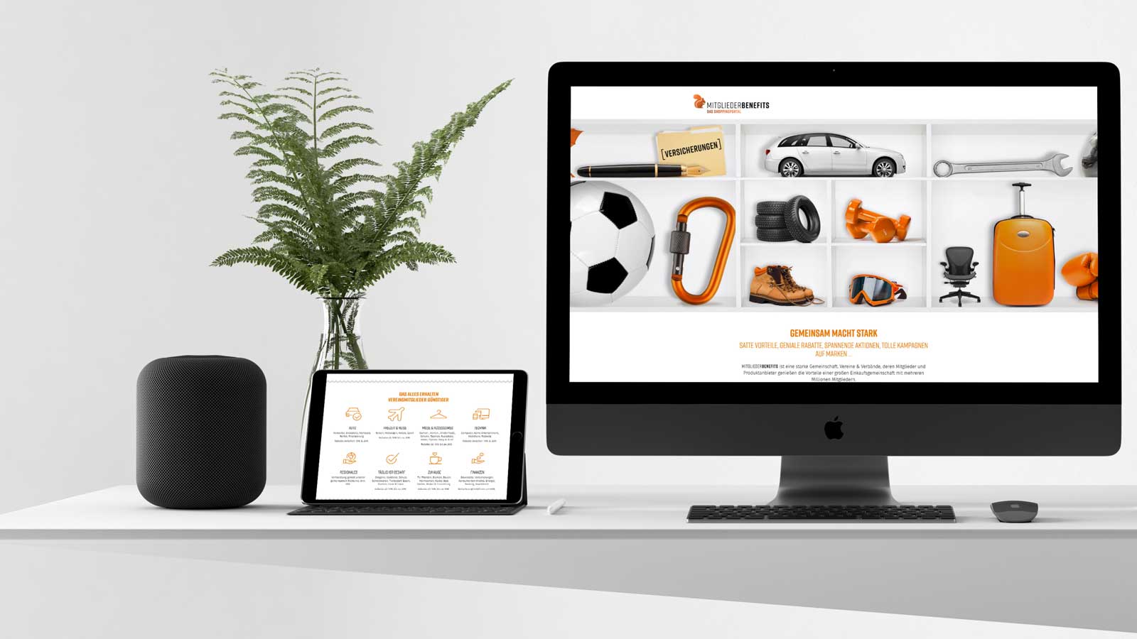 Webdesign für Shoppingportal